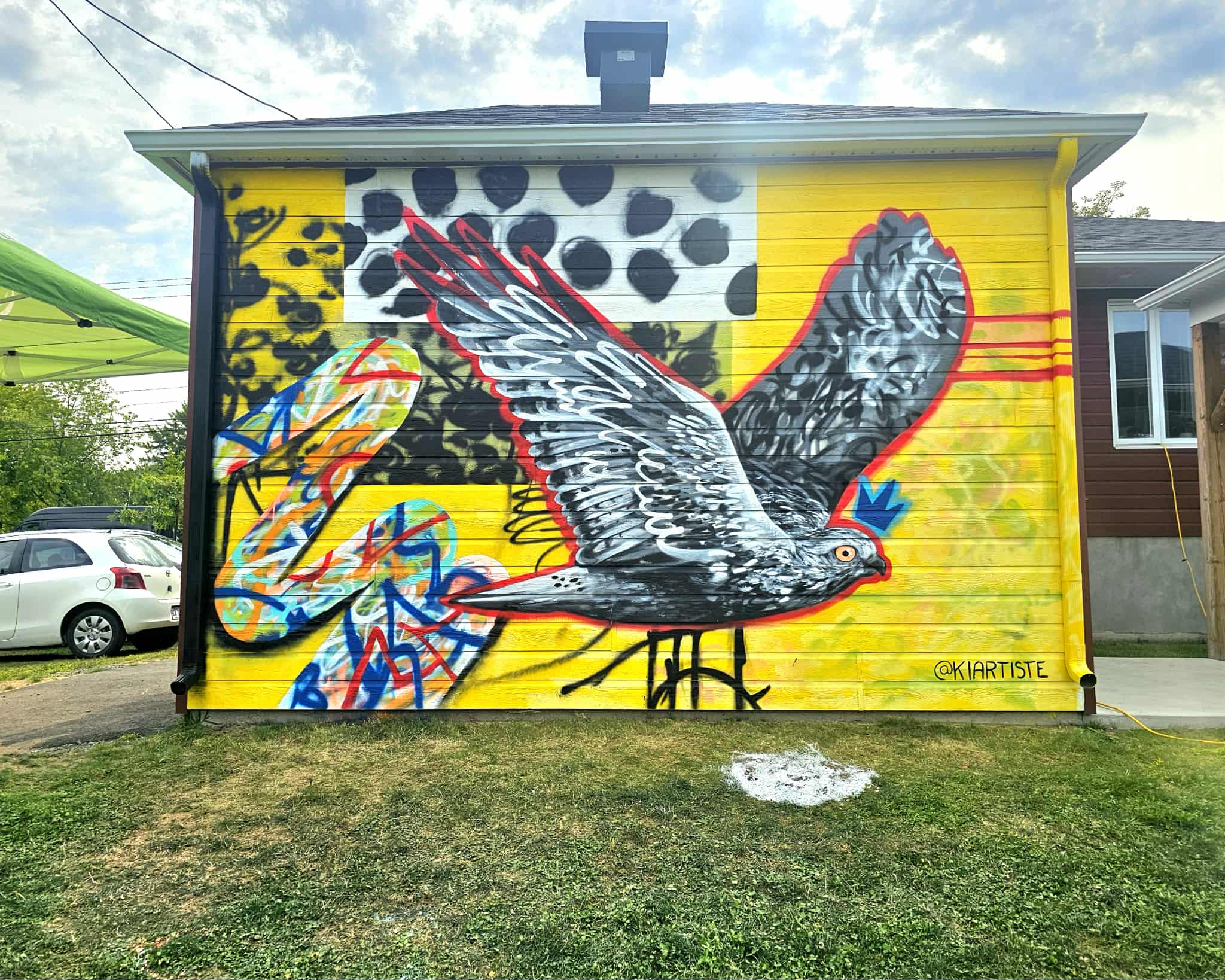 Murale en collaboration avec la Maison des jeunes de Joliette