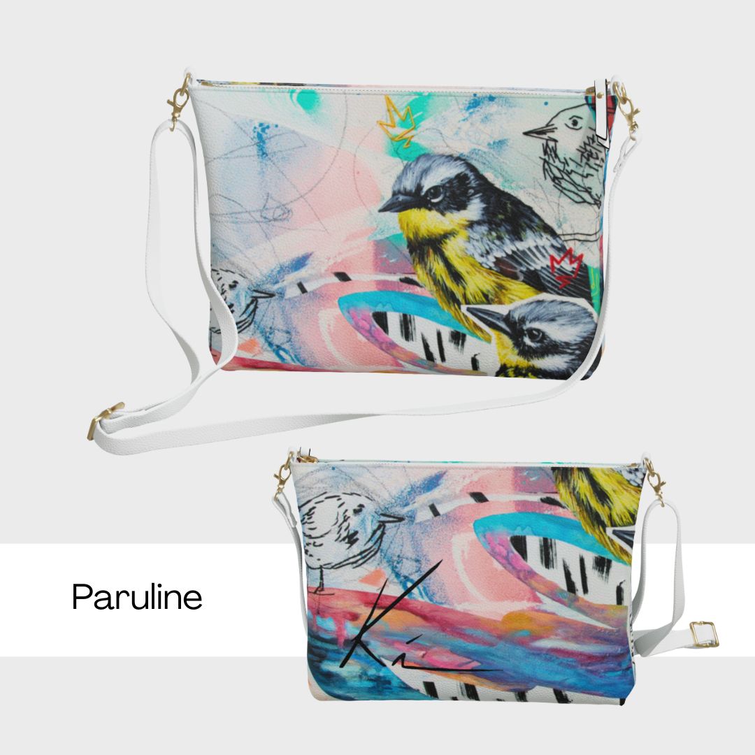 Sac Bandoulière Ajustable en Cuir Vegan - PRÉVENTE