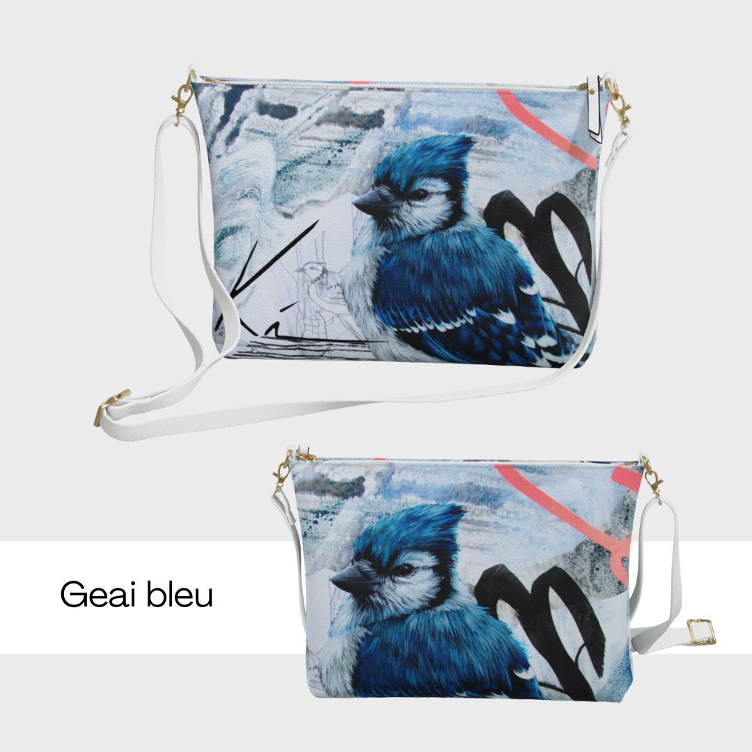 Sac Bandoulière Ajustable en Cuir Vegan - PRÉVENTE