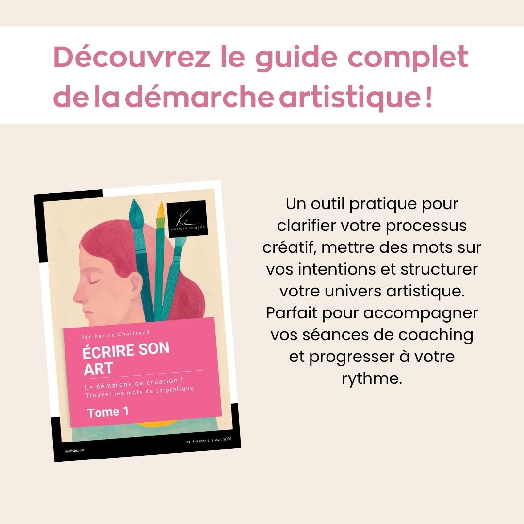 Coaching artistique À LA CARTE – Clarifie, affine et affirme ta démarche de création