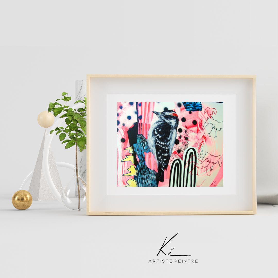 Tentative – Art Print en Édition Limitée | pic mineur et abstractions urbaines