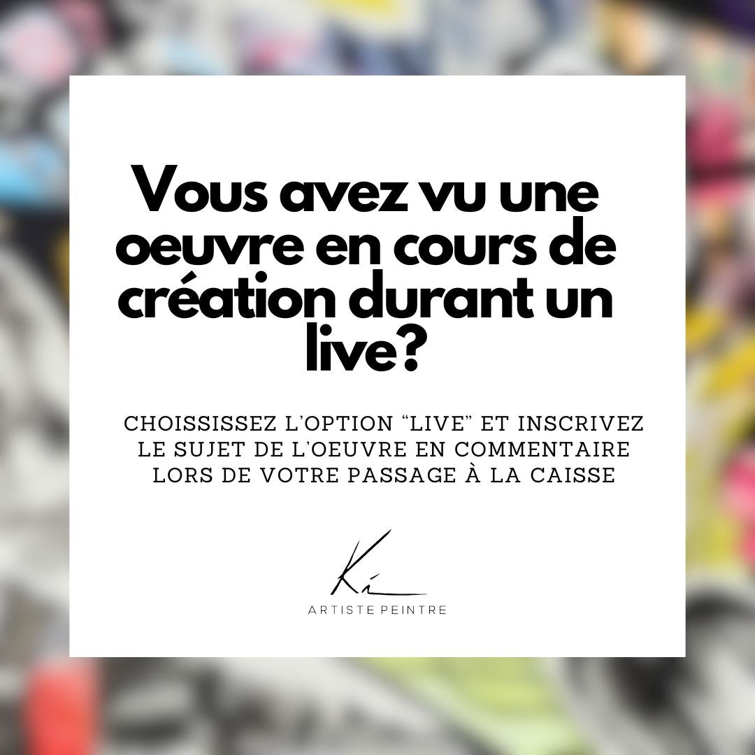 Réservez votre mini œuvre d’art encadrée avant même qu’elle soit terminée !