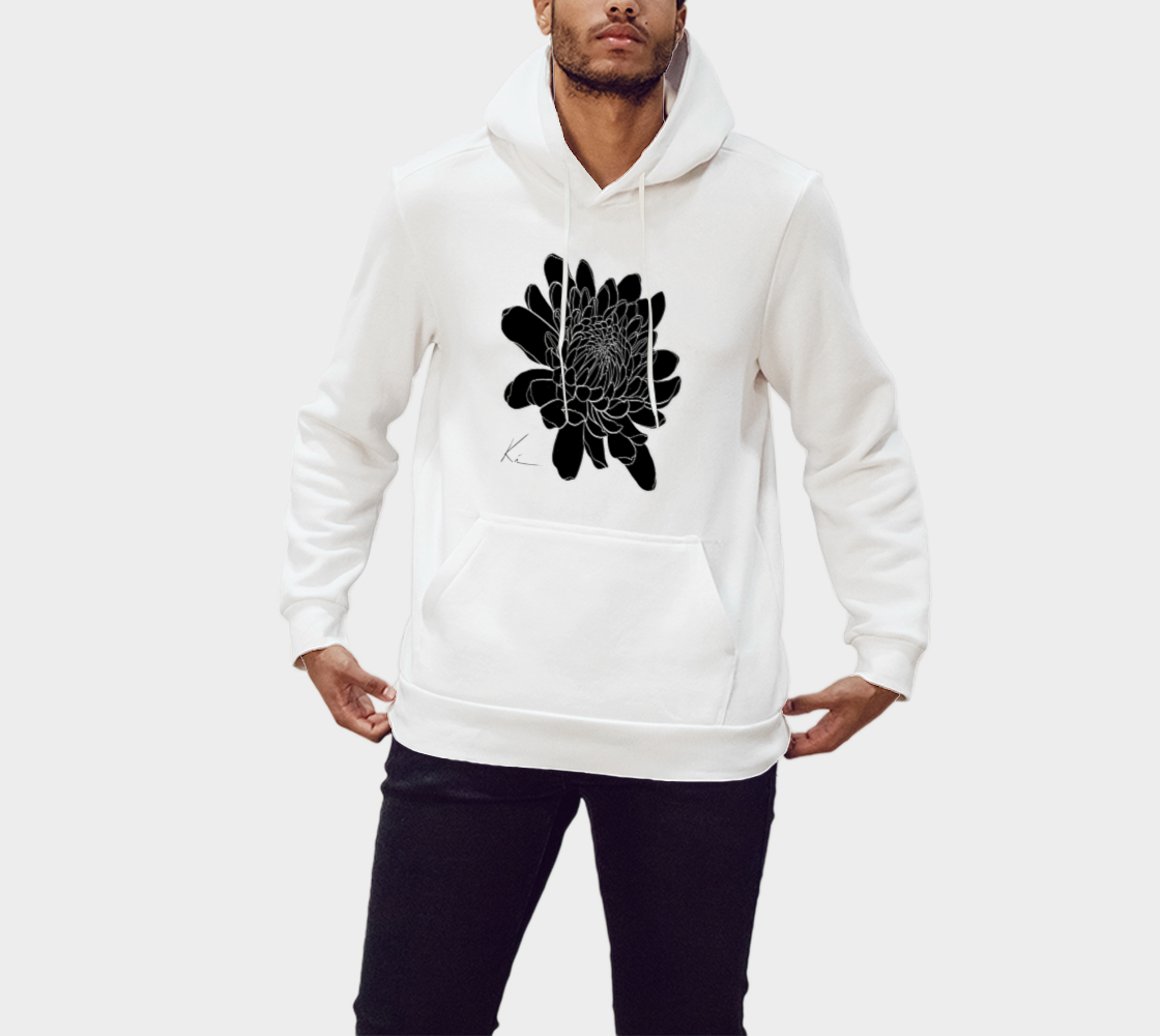 hoodie unisexe chrysantheme