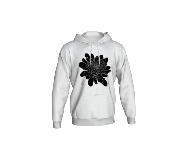 hoodie unisexe chrysantheme